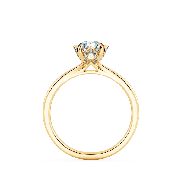 Nhẫn Cầu Hôn Kim Cương Little Lotus NCH9922 5